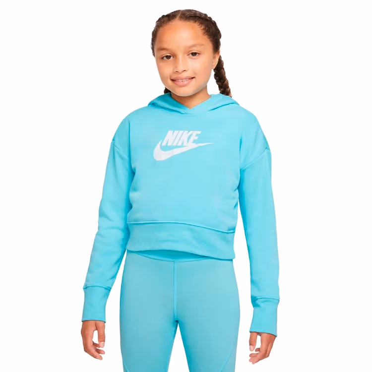 Hanorac Nike G NSW CLUB FT CROP HOODIE HBR